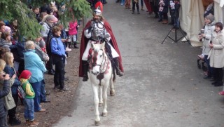 Der Hl. Martin auf der Burg Radyně.